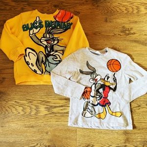 ZARA x Looney Tunes Bugs Bunny Basketball Tops